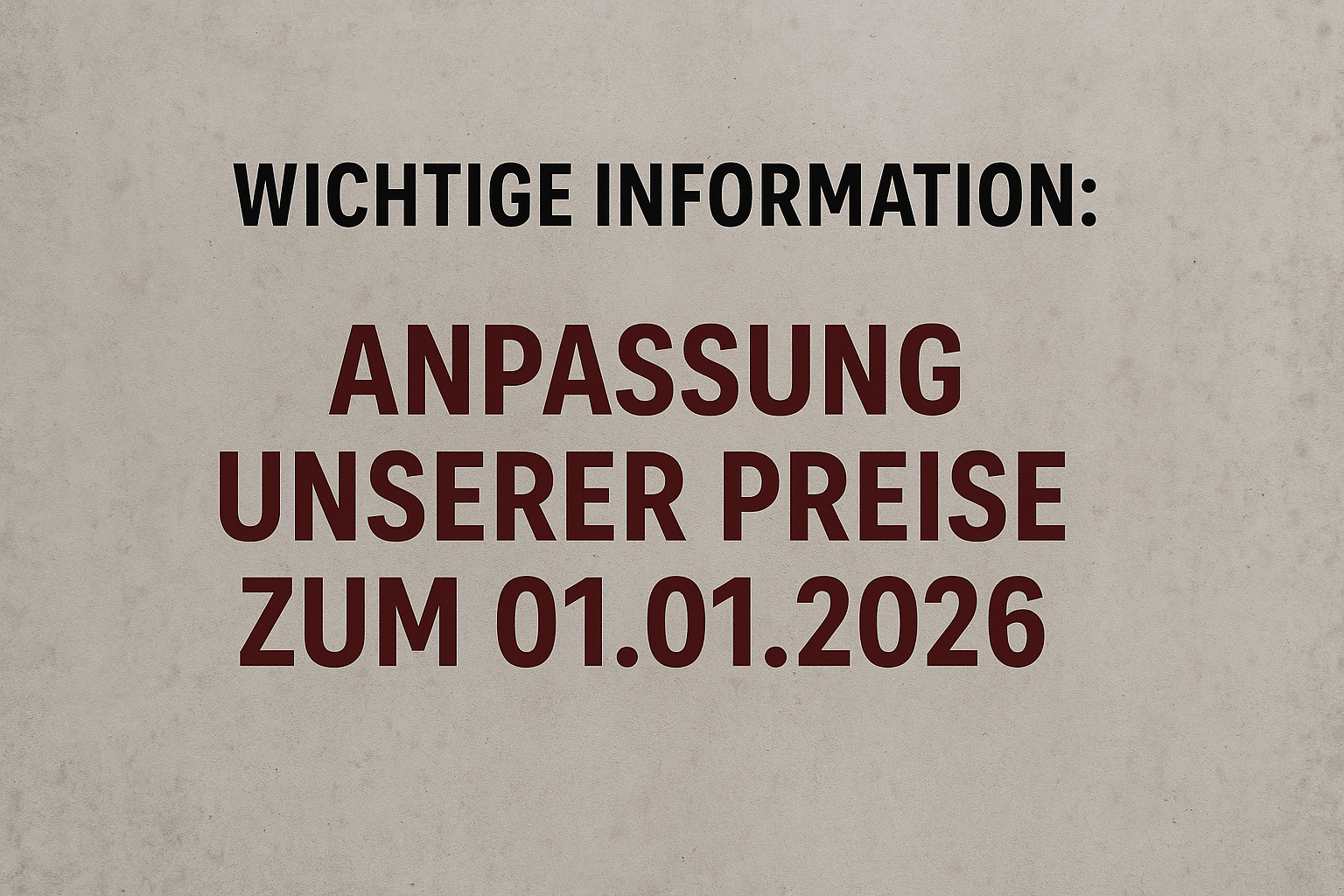Preisanpassung 2026 – Kletterhalle Dachau Ankündigung der Preisanpassung 2026 in der Kletterhalle Dachau mit Hinweis auf faire Preisstruktur und Möglichkeit, alte Preise bis 31.12.2025 zu sichern.